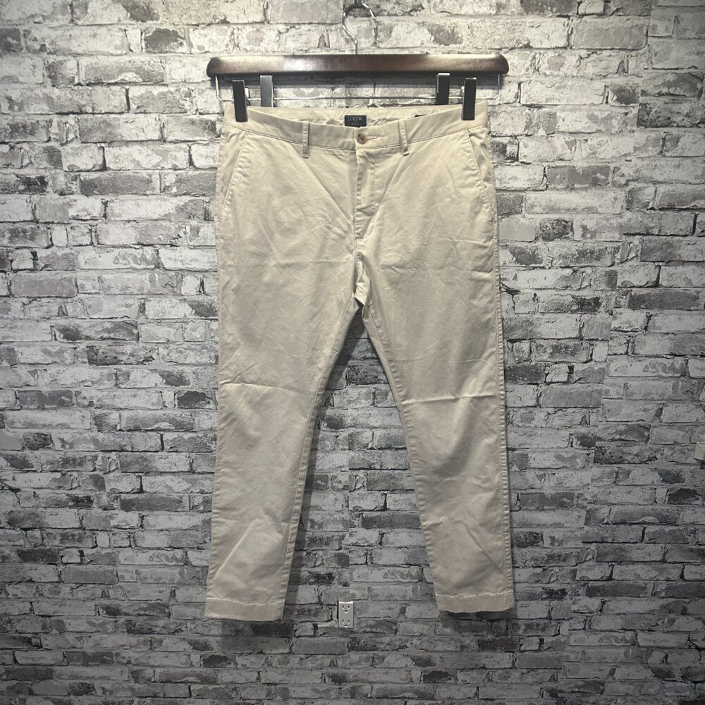 EUC J.Crew Men's Slim-fit TruTemp365  Chino Pant Size 34W 30L